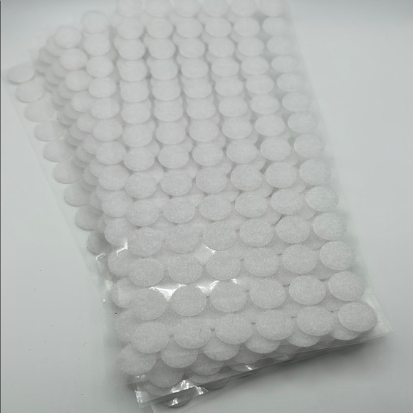 White Adhesive Velcro Dots - Picture 1 of 1